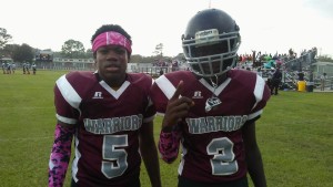 #5 Montranious Mack and #2 Chris Freeman