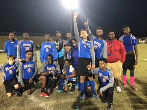 2016-2017 Highlands Middle Boys Soccer 4th place